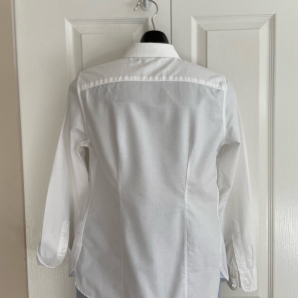 Lands End classic cotton white shirt - Picture 8 of 9